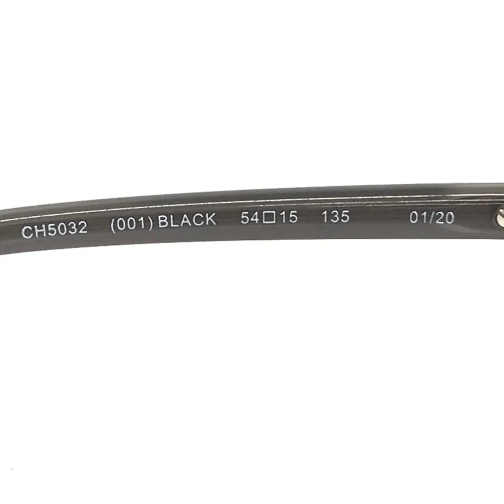 Cole Haan Eyeglasses Frames CH5032 001 BLACK Gray Cat Eye Full Rim 54-15-135